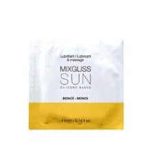 Массажный лубрикант Mixgliss Sun Монои на силиконовой основе, 4 мл