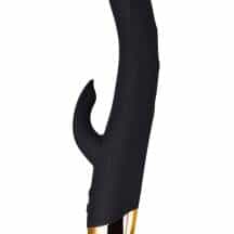 Вибратор-кролик с имитацией фингеринга WaName D-Splash Thunder, чёрный