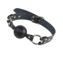 Кляп Sitabella кожаный, черный. Нет в наличии Кляп Sitabella кожаный, черный