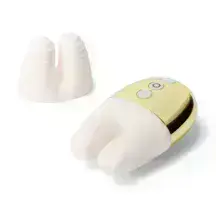 Вибратор Le Wand Double Vibe с двойной вибрацией, белое золото