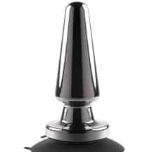 Анальная вибропробка с присоской Evolved Advanced, черная