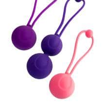 Набор вагинальных шариков Toyfa L'Eroina Bloom, фиолетово-розовый. Нет в наличии Набор вагинальных шариков Toyfa L'Eroina Bloom, фиолетово-розовый
