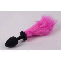 Анальная пробка 4sexdream с пушистым хвостом, черный. Нет в наличии Анальная пробка 4sexdream с пушистым хвостом, черный