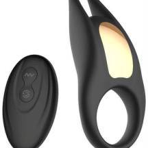 Виброкольцо Winyi Lucas II с пультом ДУ, черное