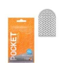 Мастурбатор Tenga Pocket Hexa-Brick, оранжевый Мастурбатор Tenga Pocket Hexa-Brick, оранжевый