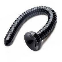 Огромный фаллоимитатор XR Brands Hosed Ribbed Snake, черный