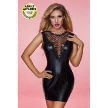 Платье wetlook и стринги Candy Girl Francesca черные, OS. Нет в наличии Платье wetlook и стринги Candy Girl Francesca черные, OS