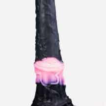 Фаллоимитатор EraSexa Мустанг L+, 50 см, чёрно-розовый