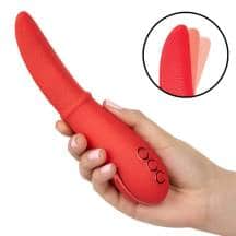 Вибростимулятор с подвижным корпусом CalExotics California Dreaming Laguna Beach Lover, красный. Нет в наличии Вибростимулятор с подвижным корпусом CalExotics California Dreaming Laguna Beach Lover, красный