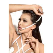 Уздечка декоративная Me Seduce Queen of hearts, белая, OS. Нет в наличии Уздечка декоративная Me Seduce Queen of hearts, белая, OS