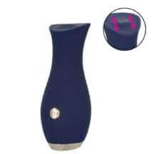 Мини-вибратор с движущимся шариком CalExotics Chic Tulip, синий Мини-вибратор с движущимся шариком CalExotics Chic Tulip, синий