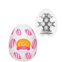 Мастурбатор Tenga Egg Wonder Curl, белый