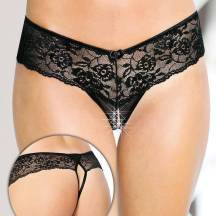 Трусики кружевные SoftLine Collection, черный, S/M. Нет в наличии Трусики кружевные SoftLine Collection, черный, S/M