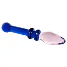 Фаллоимитатор Sexus Glass, синий