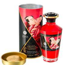 Разогревающий массажный гель Shunga Aphrodisiac Пылающая вишня, 100 мл Разогревающий массажный гель Shunga Aphrodisiac Пылающая вишня, 100 мл