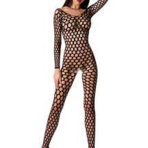 Боди-комбинезон с круглыми ячейками Passion, чёрный, OS. Нет в наличии Боди-комбинезон с круглыми ячейками Passion, чёрный, OS