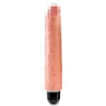 Вибратор PipeDream King Cock 10''Vibrating Stiffy 30.5 см, телесный