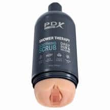 Мастурбатор PipeDream X Plus Shower Therapy Soothing Scrub, черный