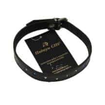 Ошейник узкий со стразами Подиум, чёрный. Нет в наличии Ошейник узкий со стразами Подиум, чёрный