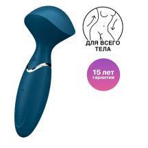 Вибромассажёр Satisfyer Mini Wand-er, синий Вибромассажёр Satisfyer Mini Wand-er, синий