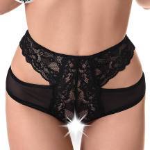 Трусики с доступом Erolanta Charlotte, черные, 54-56. Нет в наличии Трусики с доступом Erolanta Charlotte, черные, 54-56