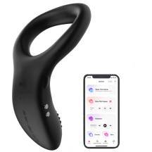 Виброкольцо Lovense Diamo, черное