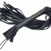 Кожаная плетка в сеточку