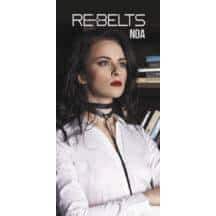 Чокер два оборота Noa Rebelts, черный, OS