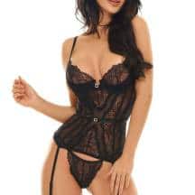Корсеты Beauty Night Ravenna corset Black, Чёрный, S/M