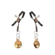 Зажимы на соски с утяжелителями Пикантные штучки, серебристый