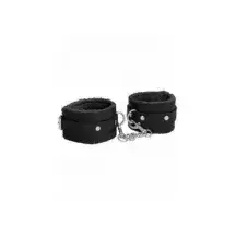 Наручники (оковы, фиксаторы) Plush Leather Hand Cuffs Ouch! Shots