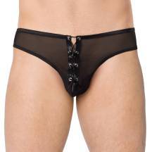 Трусы на шнуровке SoftLine Collection, XL, чёрный