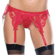 Пояс для Чулок Coquette кружевной красный, OS XL. Нет в наличии Пояс для Чулок Coquette кружевной красный, OS XL