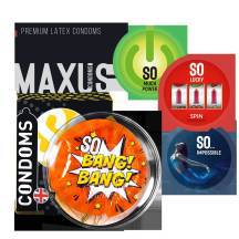 Презервативы точечно-ребристые Maxus Air Special, 3 шт