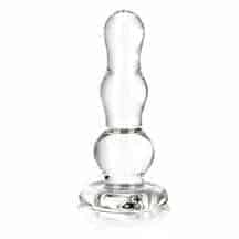 Стеклянная ёлочка Glas 9 см, бесцветная