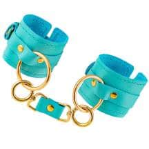 Наручники Pecado BDSM однослойные, голубые