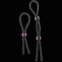 Набор эрекционные лассо Doc Johnson Silicone Cock Ties Black, черный