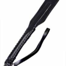 Шлепалка из кожи Подиум, черная