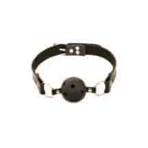 Кляп с отверстиями Pipedream Fetish Fantasy Series Breathable Ball Gag, черный Кляп с отверстиями Pipedream Fetish Fantasy Series Breathable Ball Gag, черный