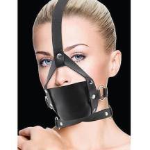 Кляп в виде намордника Leather Mouth Gag Shots, черный. Нет в наличии Кляп в виде намордника Leather Mouth Gag Shots, черный