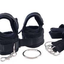 Фиксатор запястий к лодыжкам Toyfa Theatre, черный. Нет в наличии Фиксатор запястий к лодыжкам Toyfa Theatre, черный