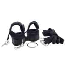 Фиксатор запястий к лодыжкам Toyfa Theatre, черный. Нет в наличии Фиксатор запястий к лодыжкам Toyfa Theatre, черный