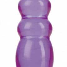 Анальная ёлочка Doc Johnson Crystal Jellies Delight, фиолетовый