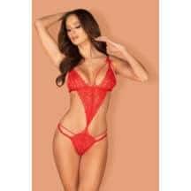 Боди Obsessive Lovlea teddy, Красный, L/XL Боди Obsessive Lovlea teddy, Красный, L/XL