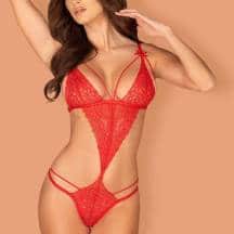 Боди Obsessive Lovlea teddy, Красный, L/XL Боди Obsessive Lovlea teddy, Красный, L/XL