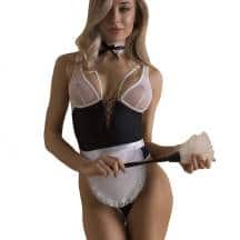 Костюм Le Frivole Premium Откровенная горничная L/XL, черный. Нет в наличии Костюм Le Frivole Premium Откровенная горничная L/XL, черный