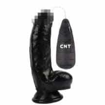 Вибратор CNT Dick Buddies: Buzzing Stud Realistic 17.5 см, чёрный