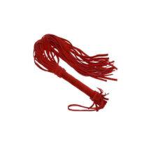 Плеть из натуральной велюровой кожи красная 65см Sitabella