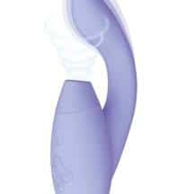 Вибратор с вакуумно-волновым стимулятором клитора Womanizer Duo 2, сиреневый