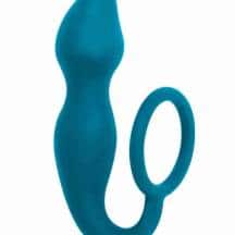 Эрекционное кольцо с анальным стимулятором Lola Games Spice It Up Sensation, бирюзовое